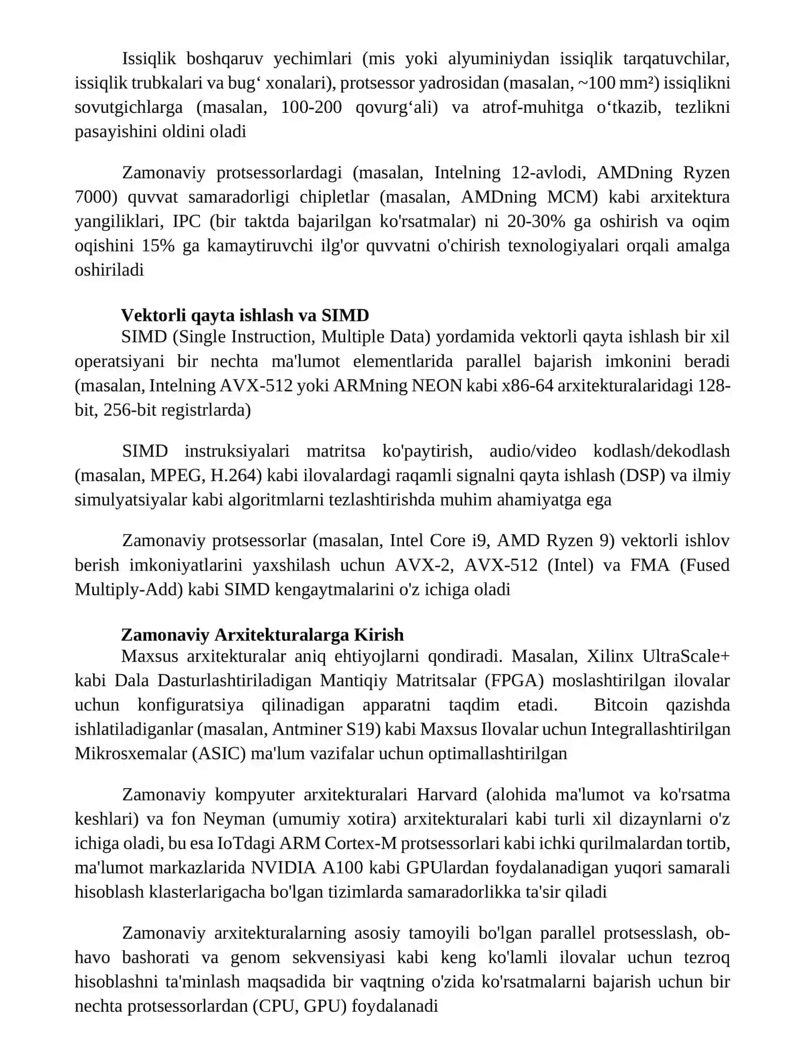 Zamonaviy kompyuterning arxetekturasi 3