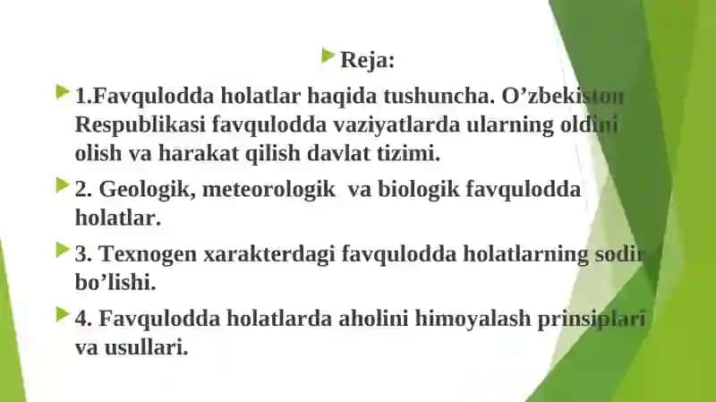 HAYOT FAOLIYATI XAVFSIZLIGI 3