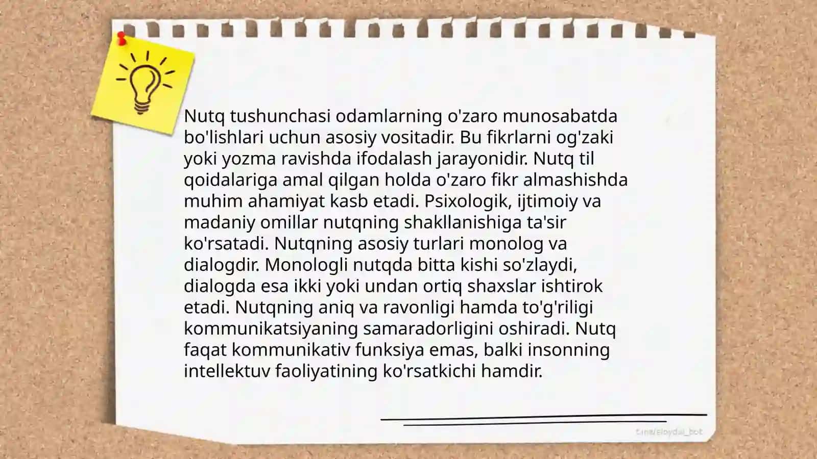 Nutq va nutq o‘stirish tushunchasi 3