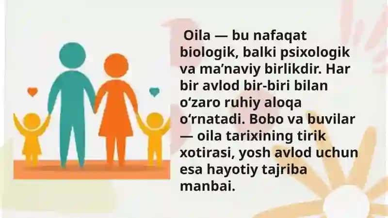 OILAVIY TARBIYADA BOBO VA BUVILARNING ROLI 3