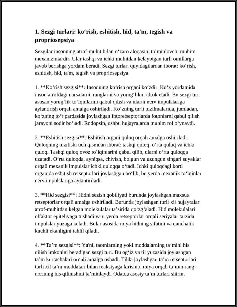SEZGI VA SEZUVCHANLIK 3