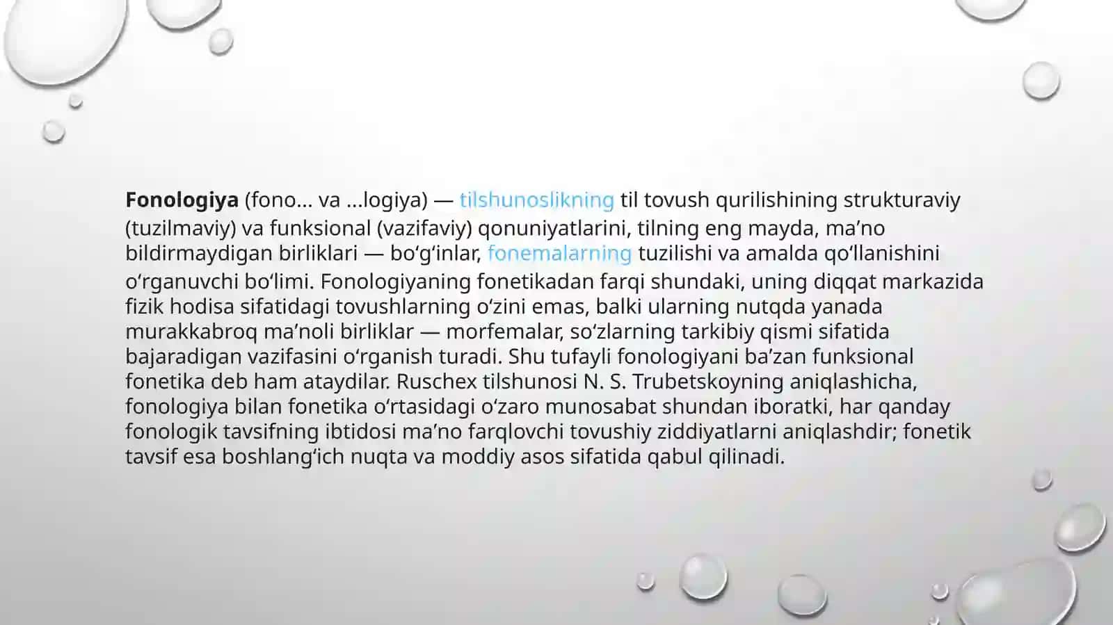 Fonologiya muammolari 3