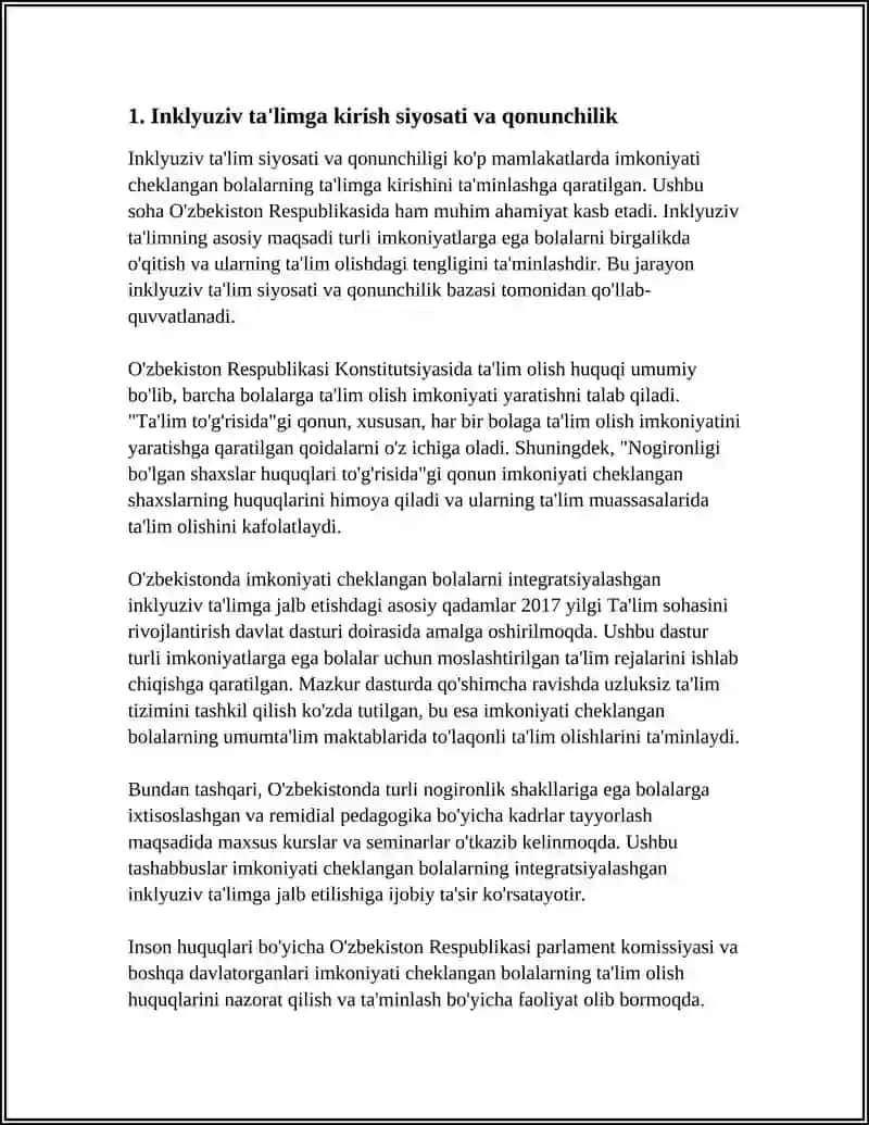 IMKONIYATI CHEKLANGAN BOLALARNI INTEGRATSIYALASHGAN INKLYUZIV TA'LIMGA JALB ETISH 3