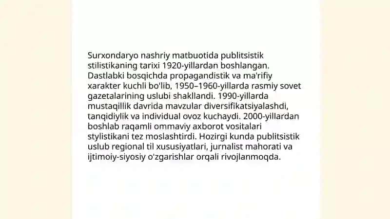 Surxondaryo nashriy matbuotida publistik stilistika 3