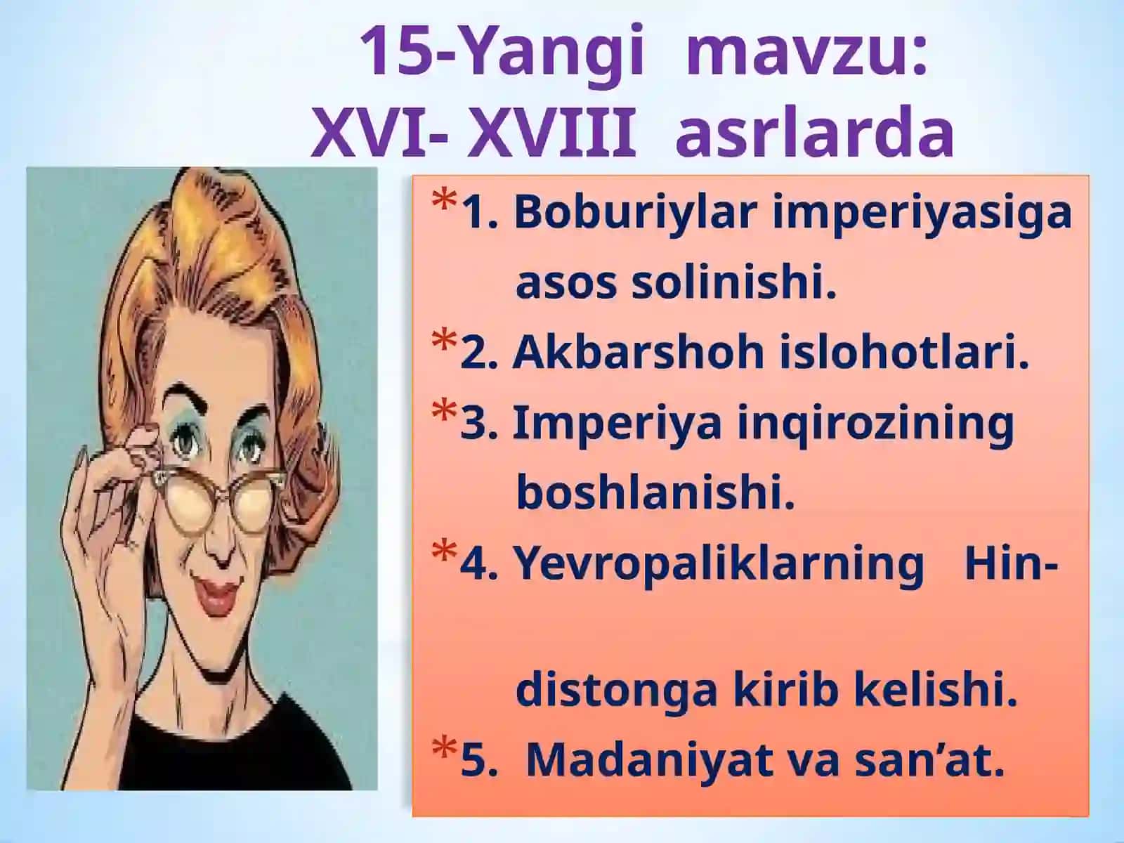 8-sinf Jahon tarixi fanidan XVI-XVIII asrlarda Hindiston dars taqdimoti 3