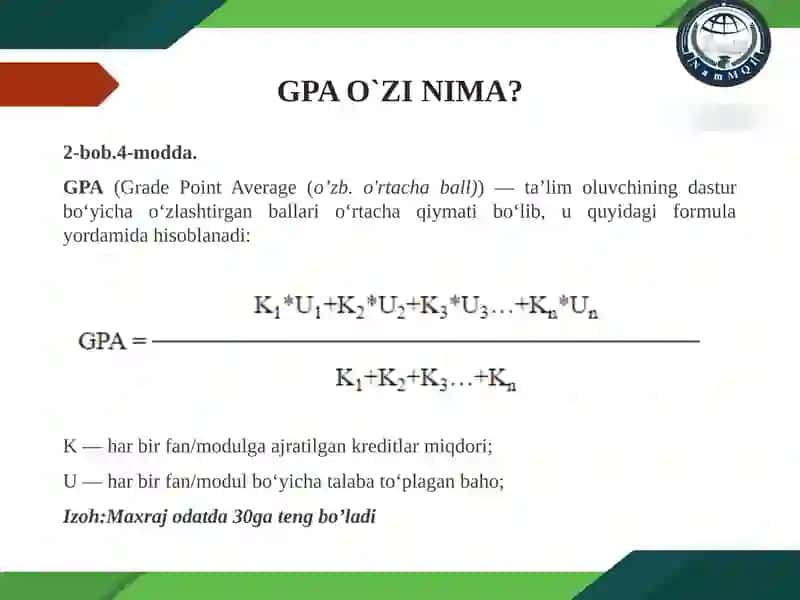 KREDIT-MODUL TIZIMI 3
