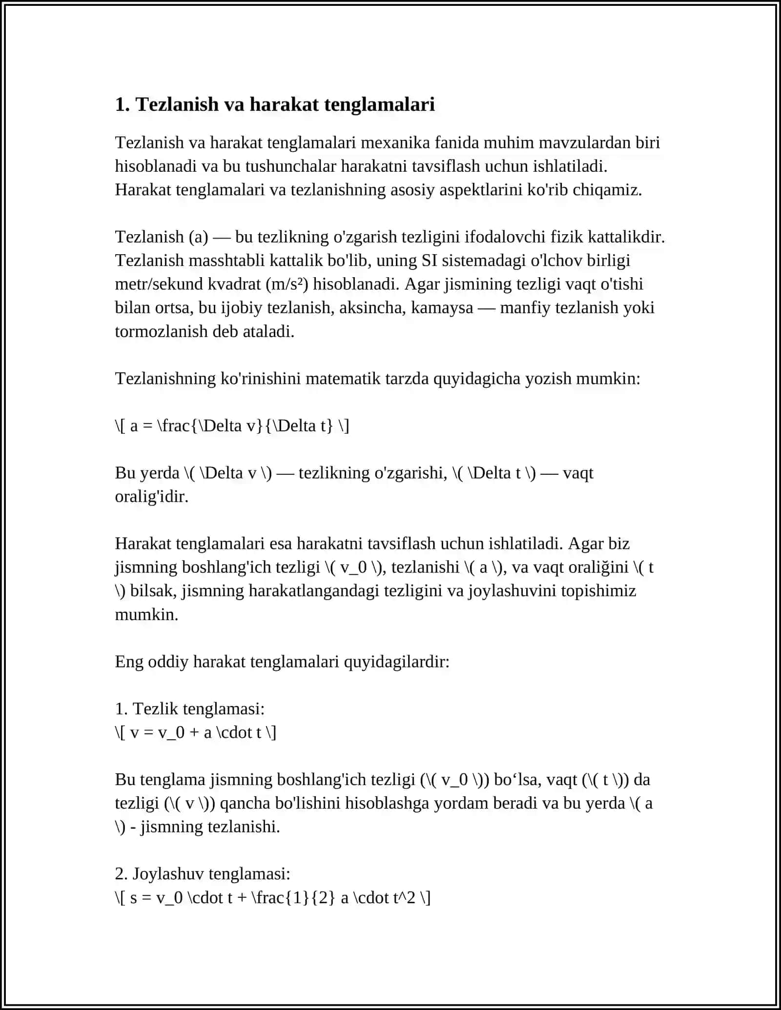 MEXANIK TEBRANISHLAR VA TO‘LIQINLAR 3