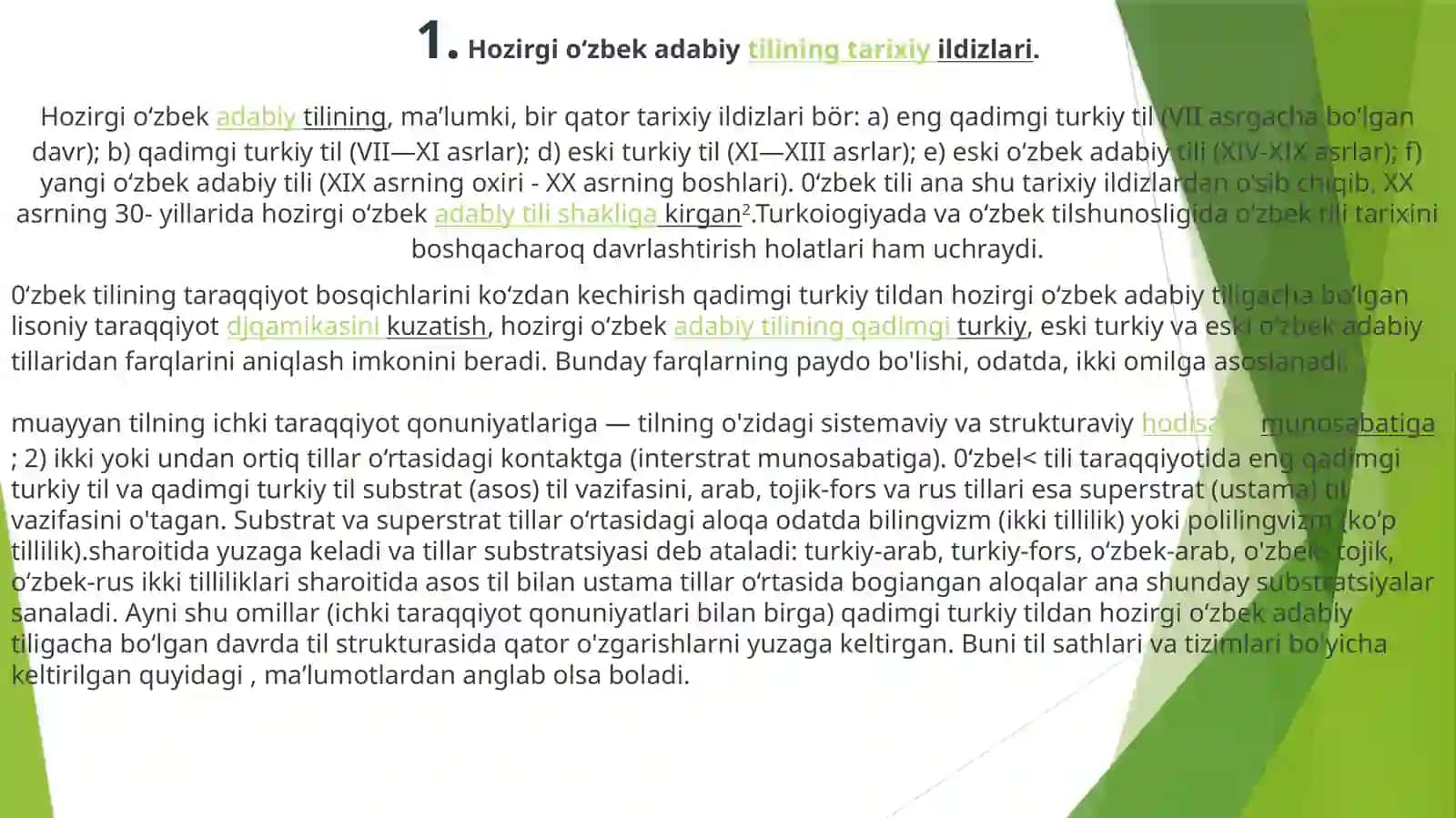 Hozirgi oʻzbek adabiy tilining dialektal asoslari boʻyicha mashqlar 3