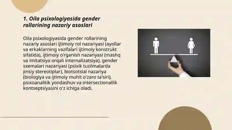 Oila psixologiyasida gender rollari 3