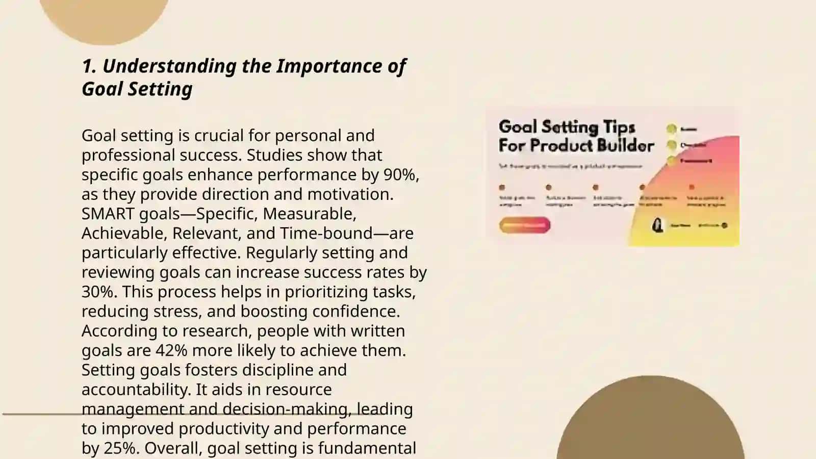 SETTING THE RIGHT GOALS(Maqsadlarni to‘g‘ri qo‘yish) 3
