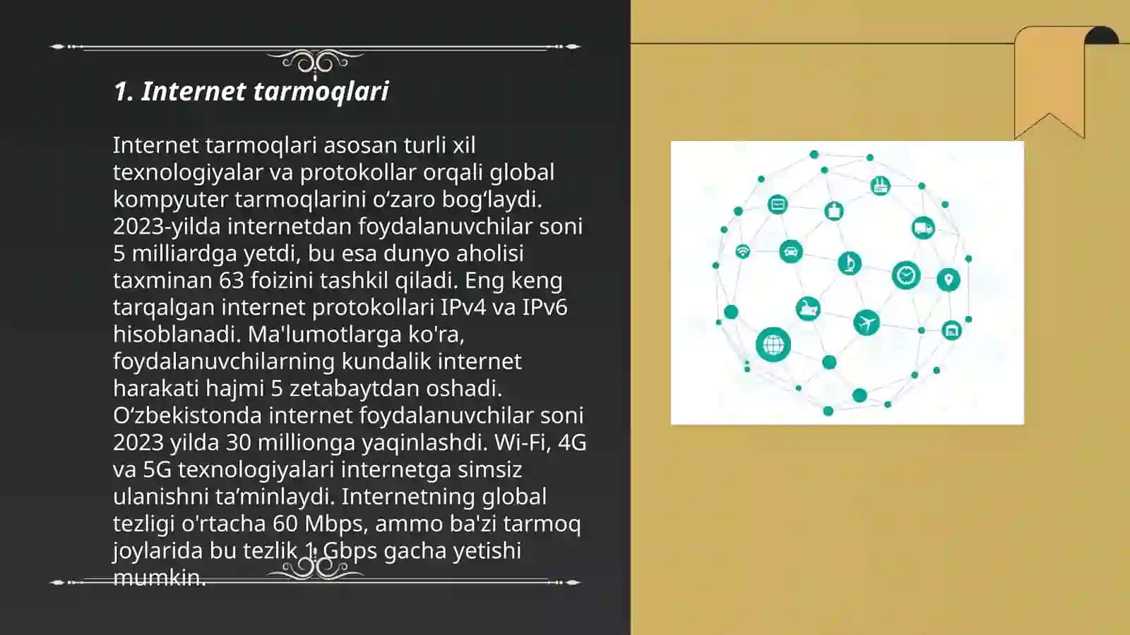 Tarmoq texnologiyalari va internet xizmatlari 3