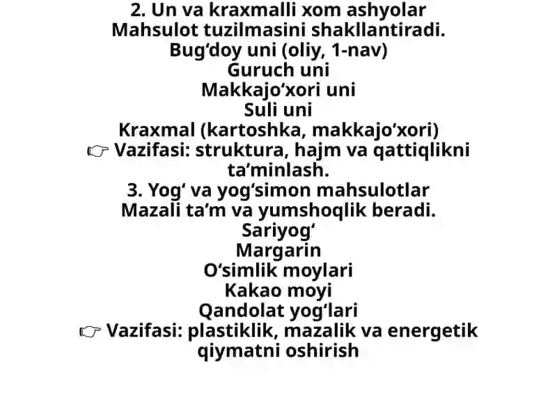 Qandolat Mahsulotlari 3