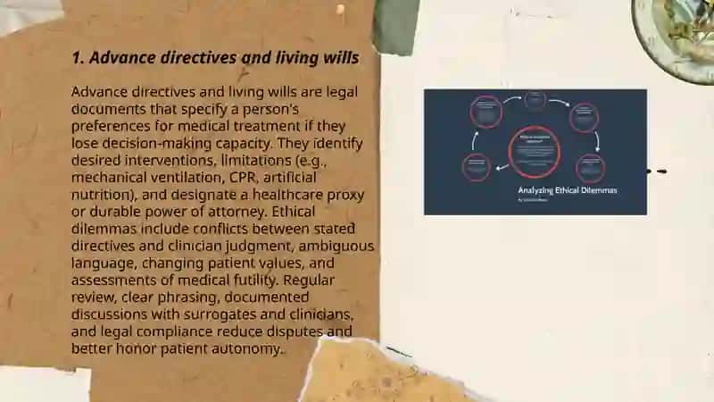 Advance directives and living wills 3