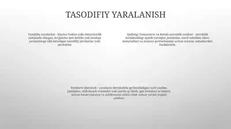 Qadimgi Gretsiyada Rimda Jarohlik Usullari 3