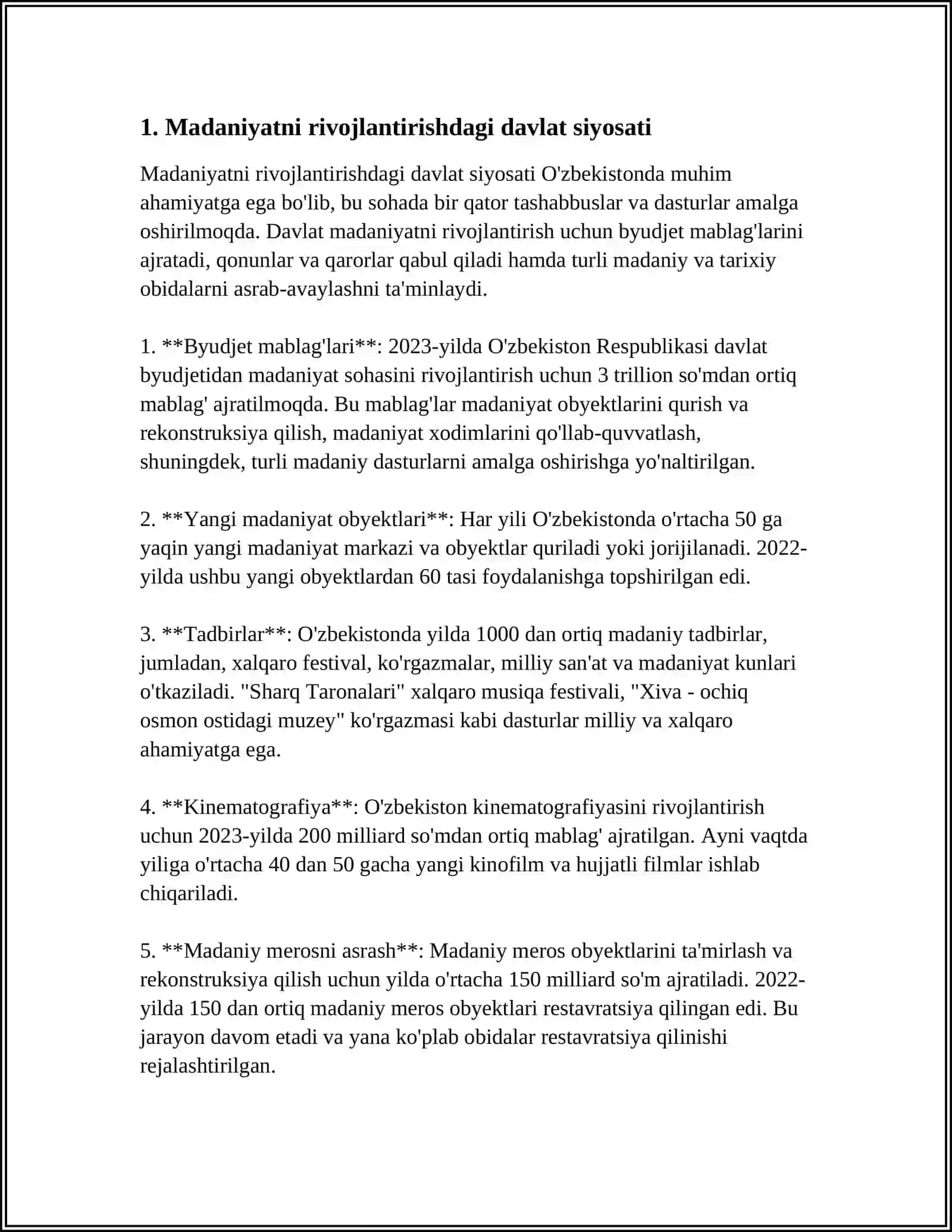 O'ZBEKISTONDA MADANIY ISLOHOTLAR 3