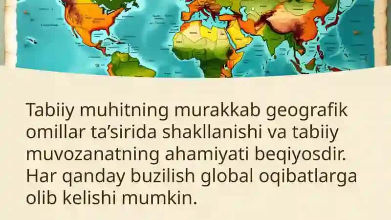 Tabiatni muhofaza qilishning geografik asoslari 3