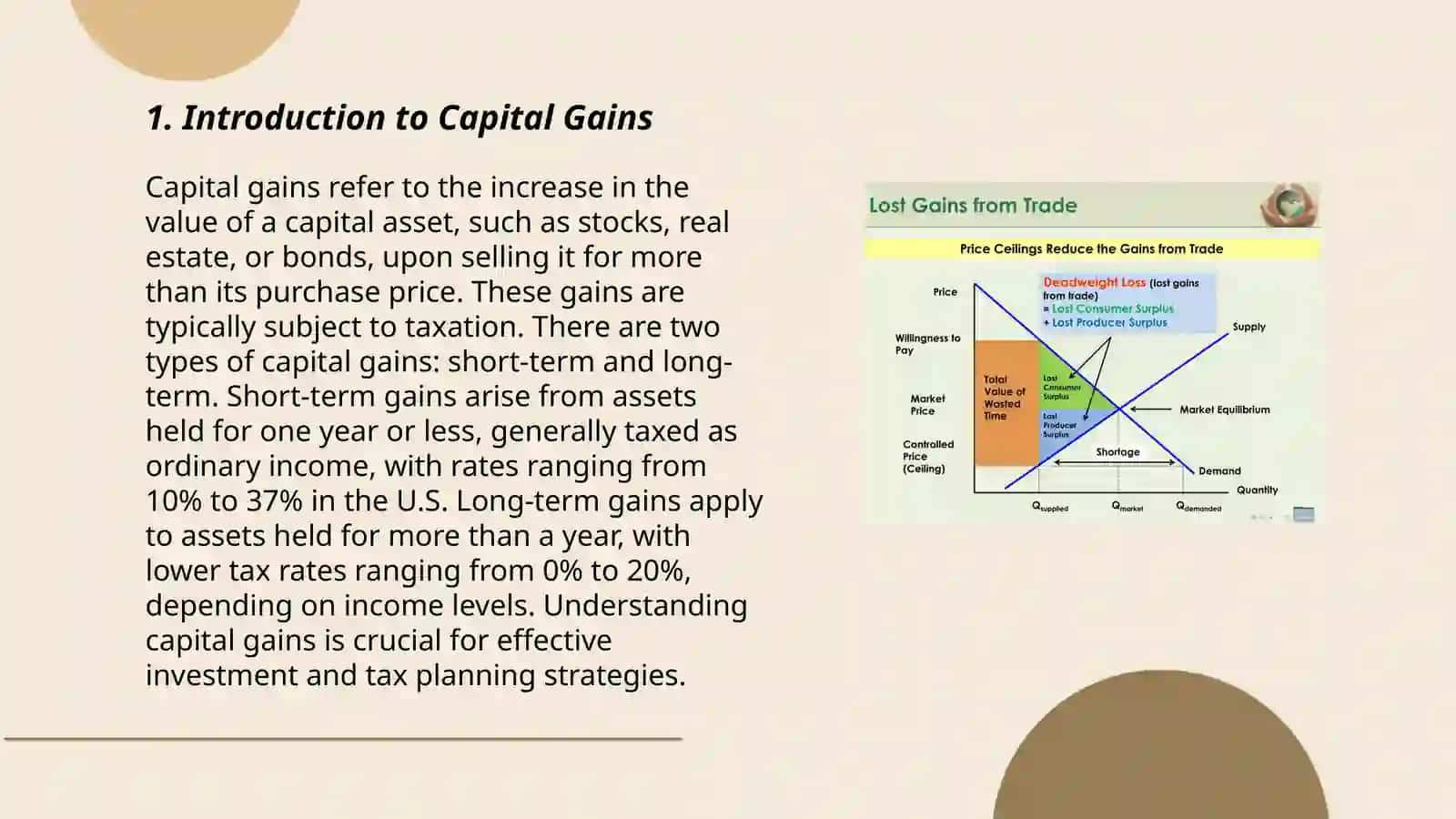 Capital gains and losses 3
