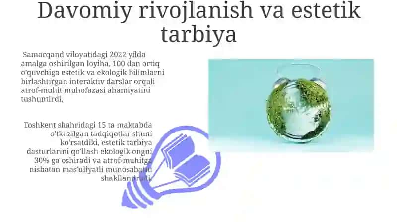 Estetik va ekologik tarbiya 3