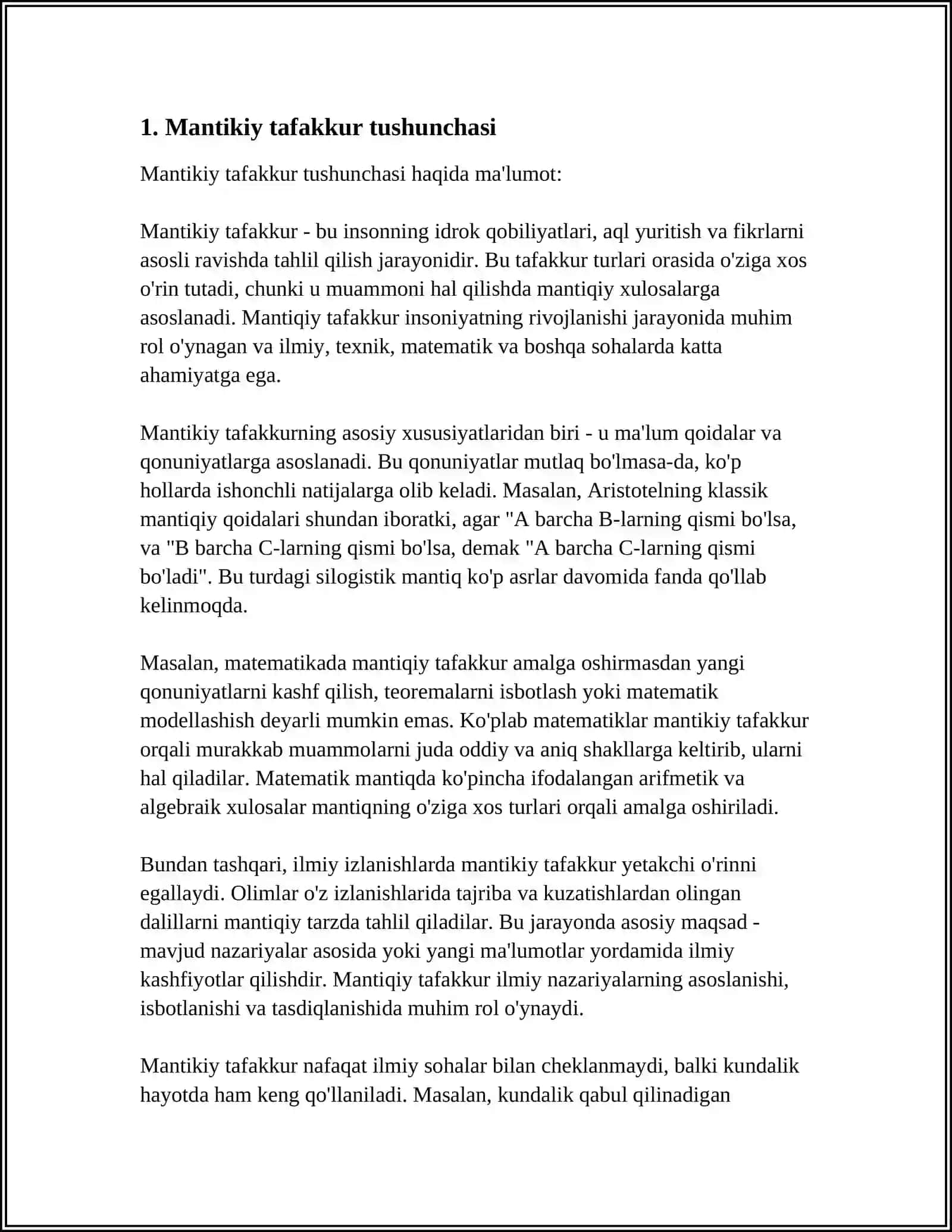 TAFAKKURNING MANTIQIY SHAKILLARI VA QONUNLAR 3