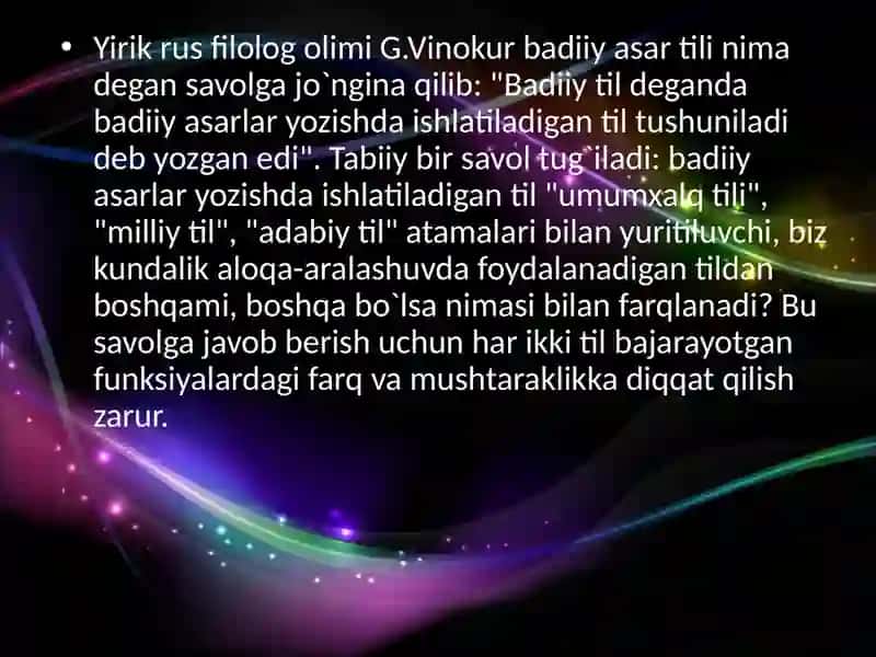 Adabiy asar haqida 3