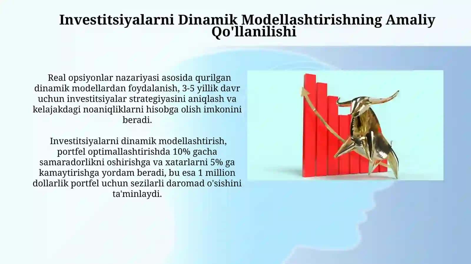 Investitsiyalarning dinamik modellari 3