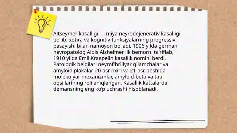 Altseymer kasalligi 3