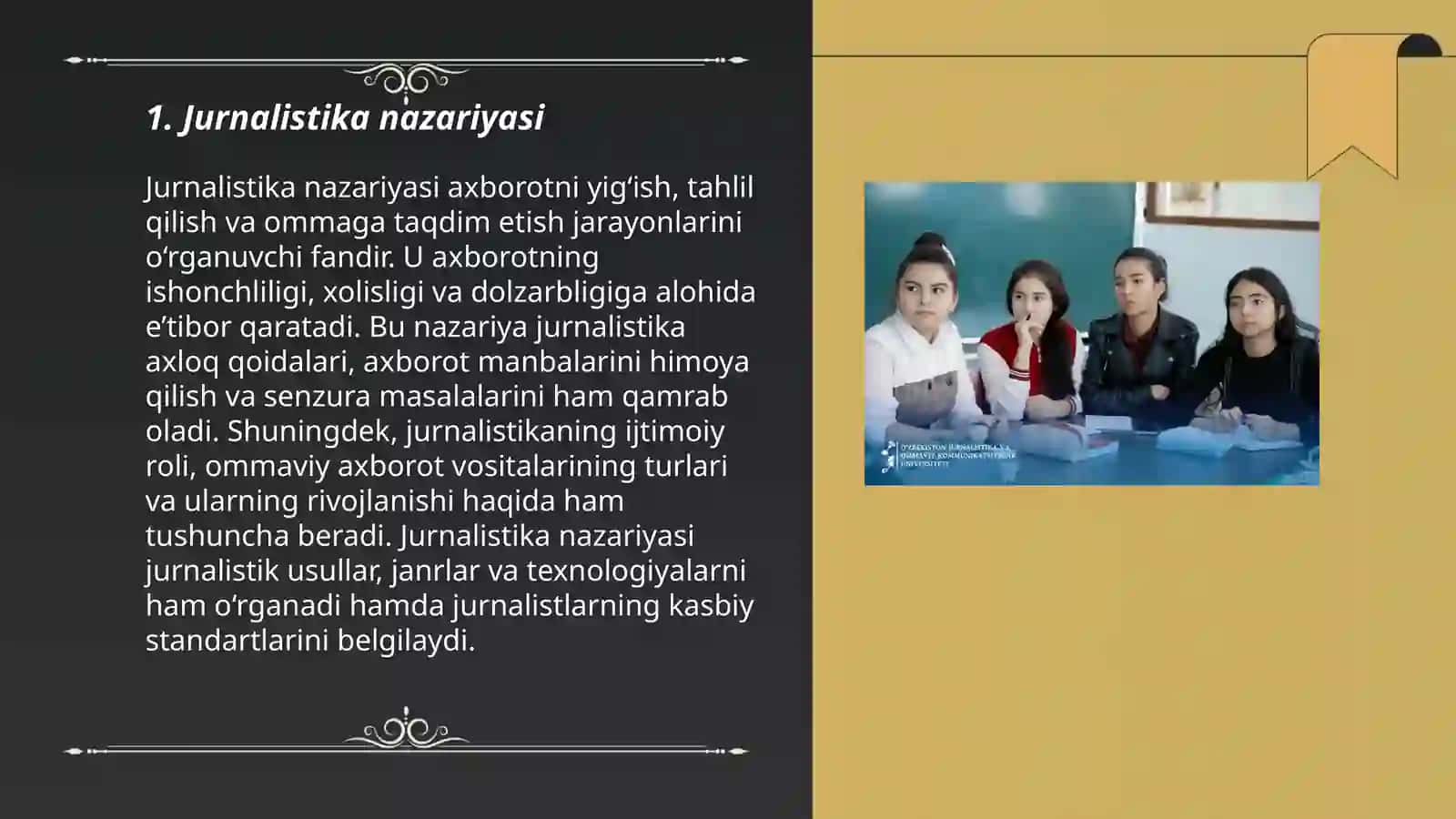 Jurnalistika va ommaviy kommunikatsiya asoslari 3