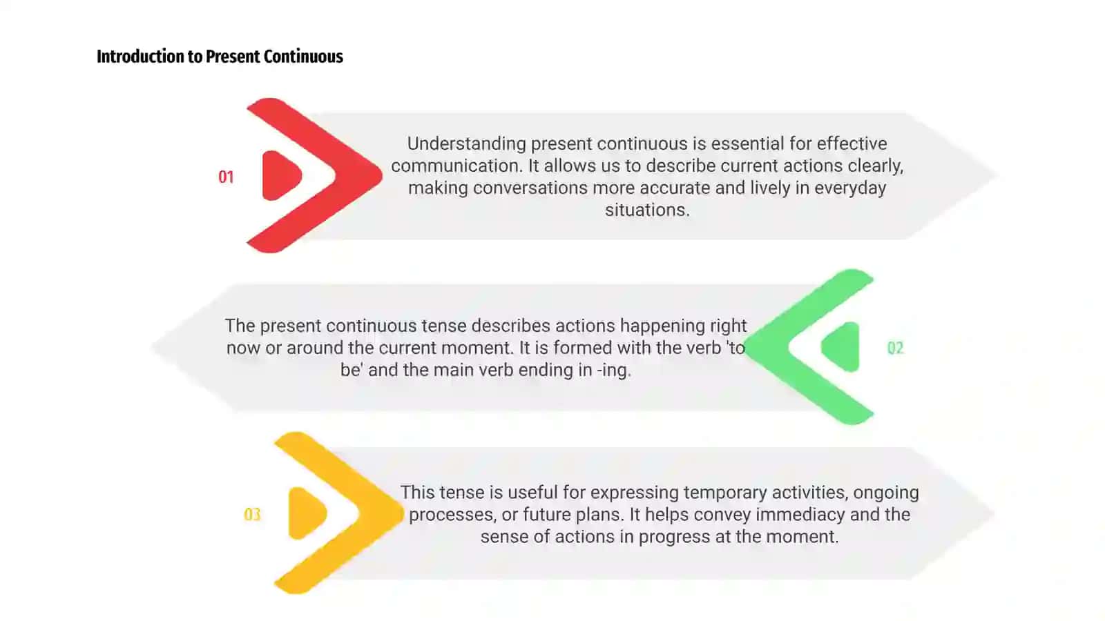 Present continuous 3