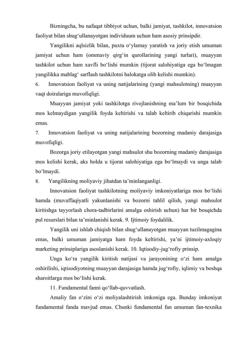 Innovatsion faoliyatni moliyaviy rag‘batlantirish 3