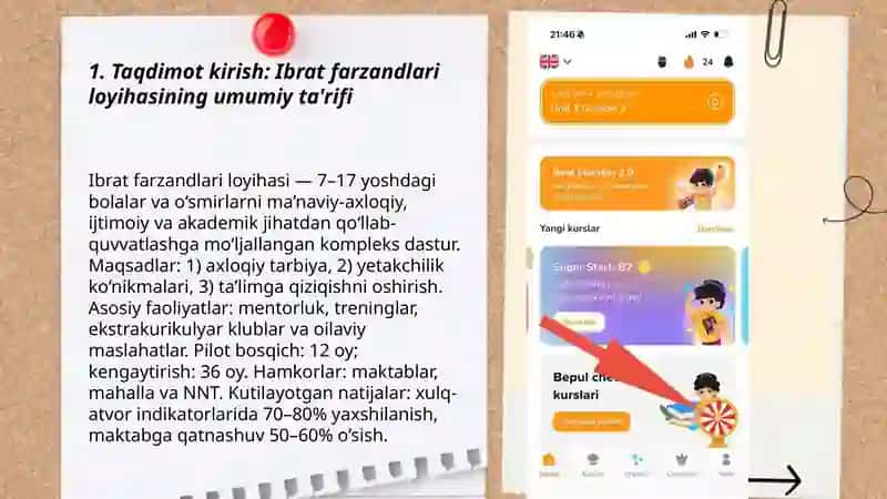 Ibrat farzandlari loyihasi 3