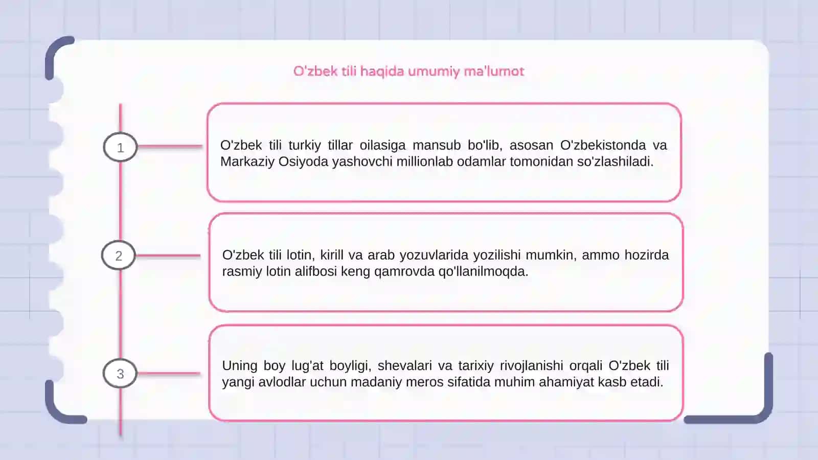 O'zbek tili 3
