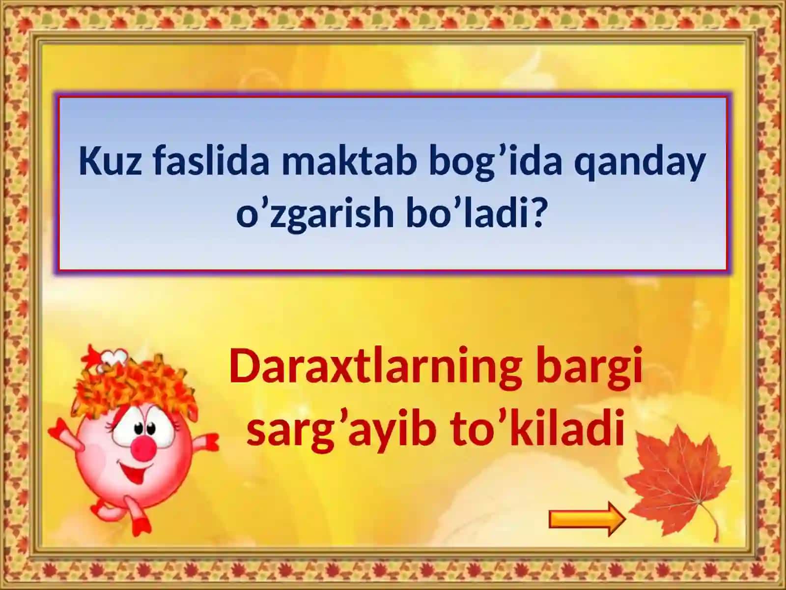 Kuzgi o'yin 3