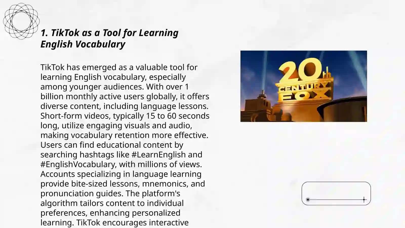 TikTok as a Tool for Learning English Vocabulary 3