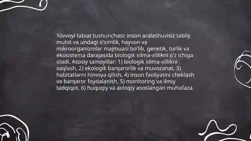Yovvoyi tabiatni oʻrganish 3