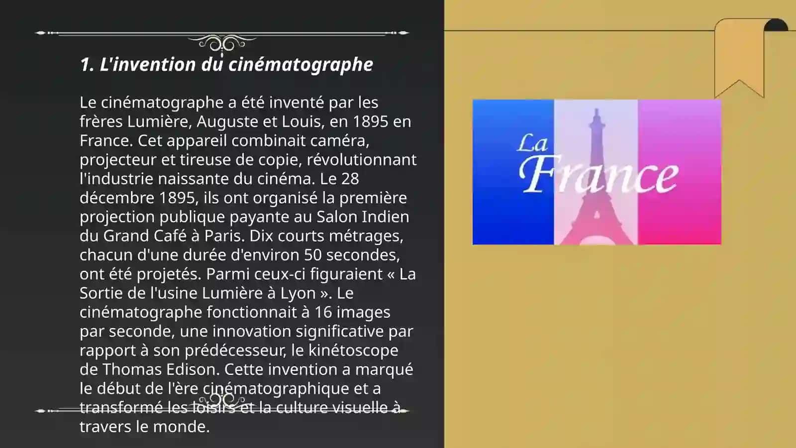Le cinéma en France 3