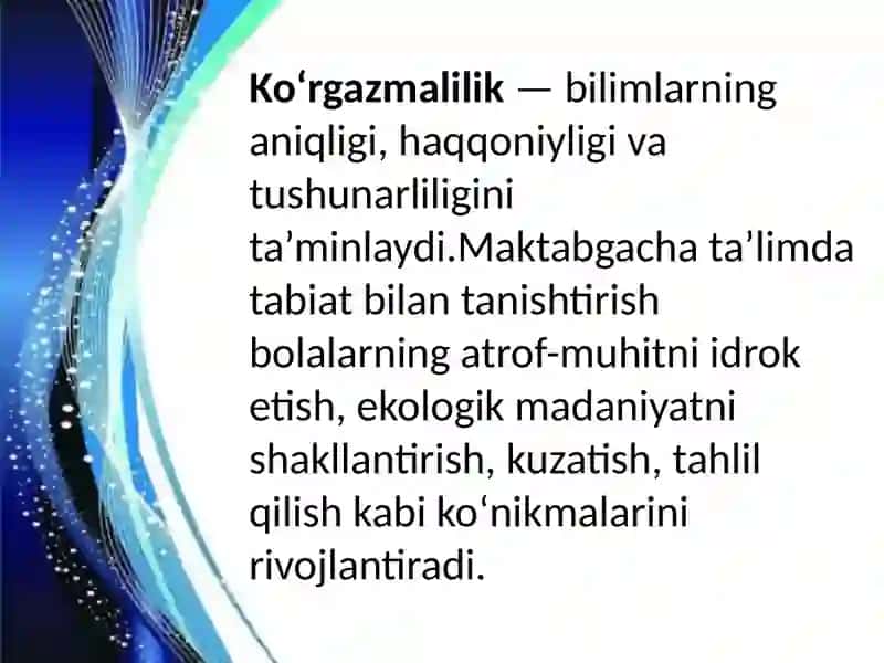 Tabiat bilan tanishtirish metodikasi 3