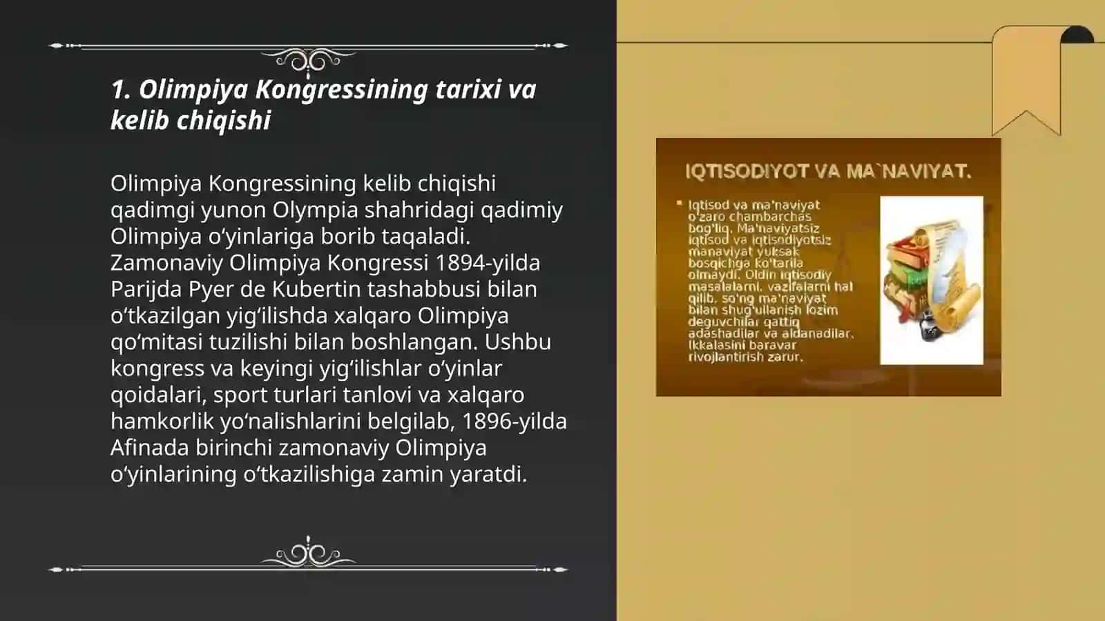 Olimpiya Kongresslari va ularning ahamiyati 3