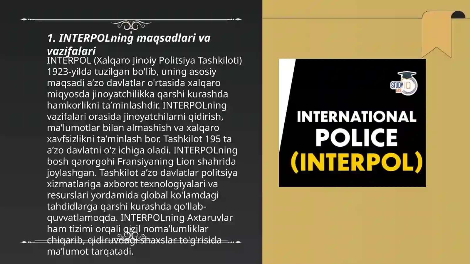 INTERPOL va UNESCO 3