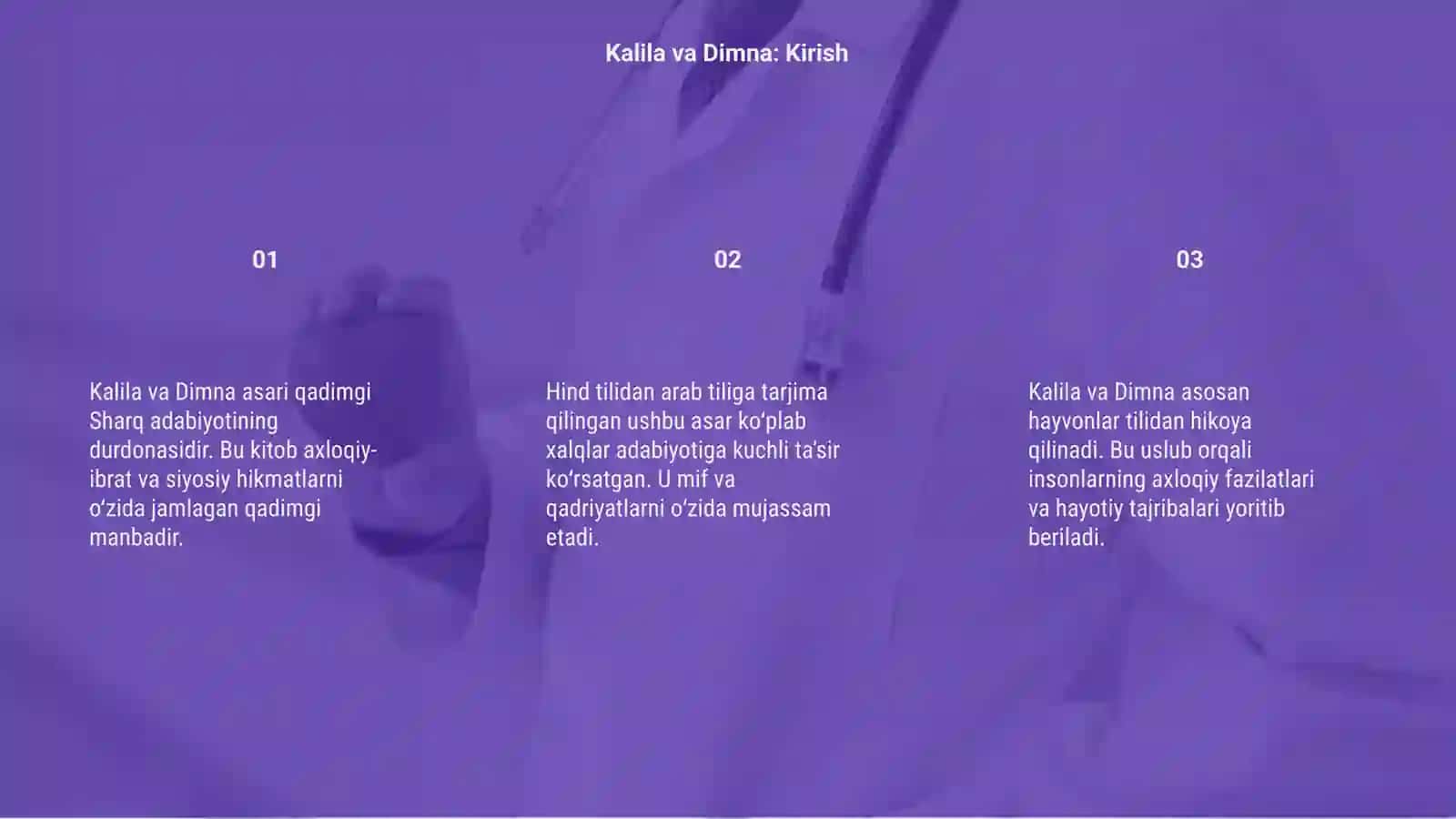 Kalila va dimna rivoyatlari 3