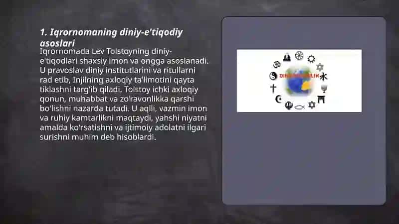 Lev Tolstoyning iqrornomasi 3