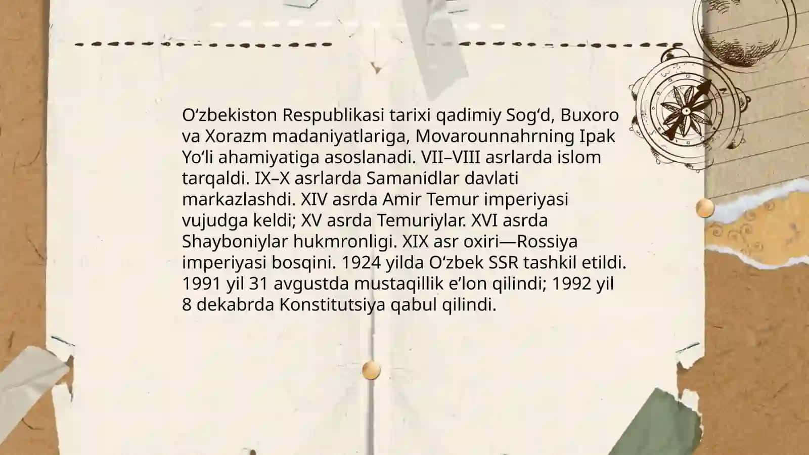 Oʻzbekiston Respublikasi tarixi 3