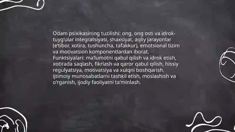 Odam psixikasi 3