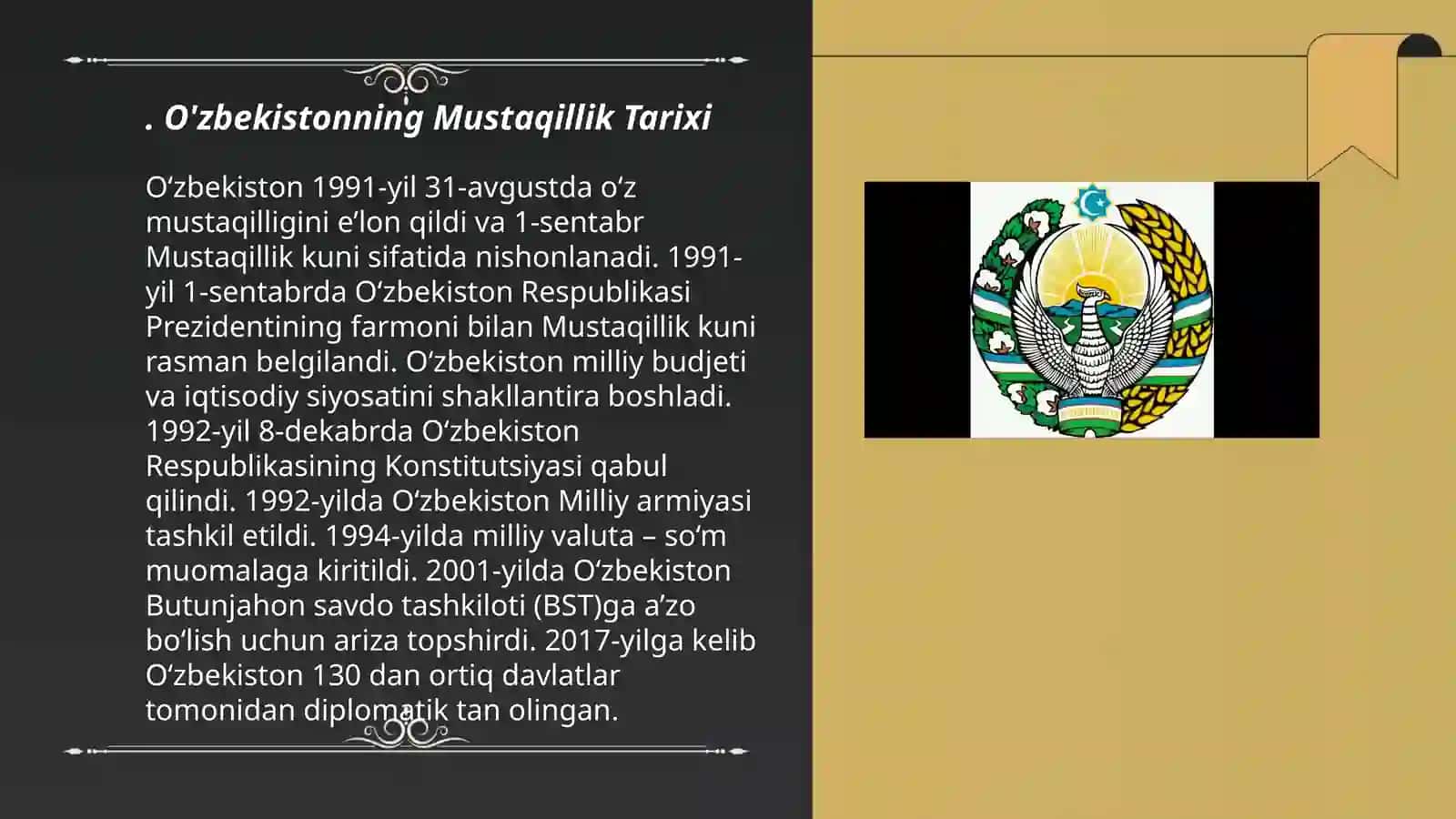 O'zbekiston mavzusida 4 haftalik reja kera 5 kunga bol 3