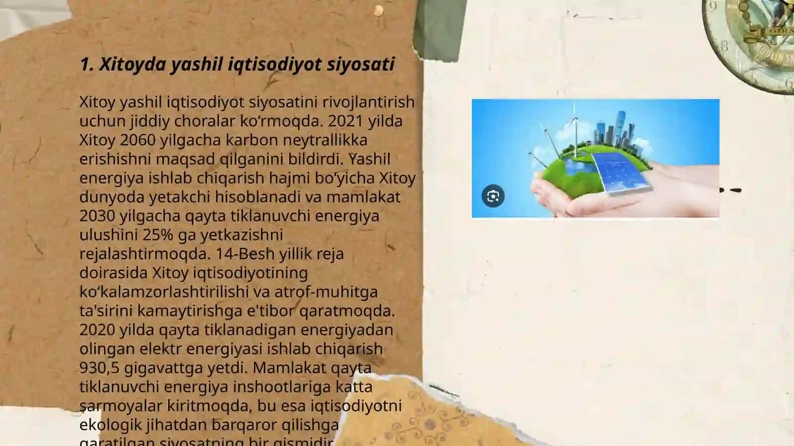 Xitoyda yashil iqtisodiyot siyosati 3
