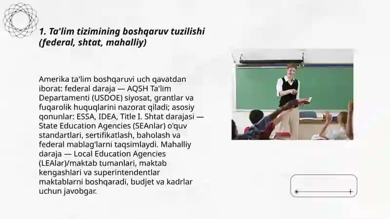 Amerika ta'lim tizimi 3
