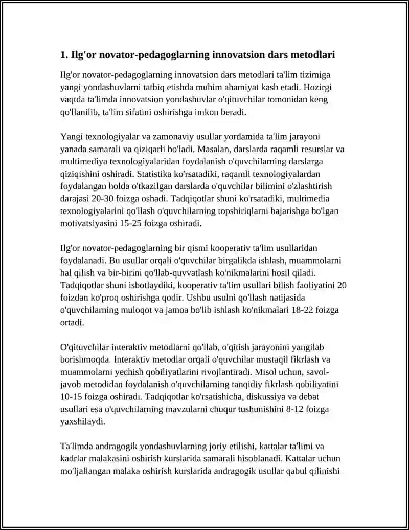 ILG'OR NOVATOR-PEDAGOGLARNING ISH TAJRIBASINI O'RGANISH 3