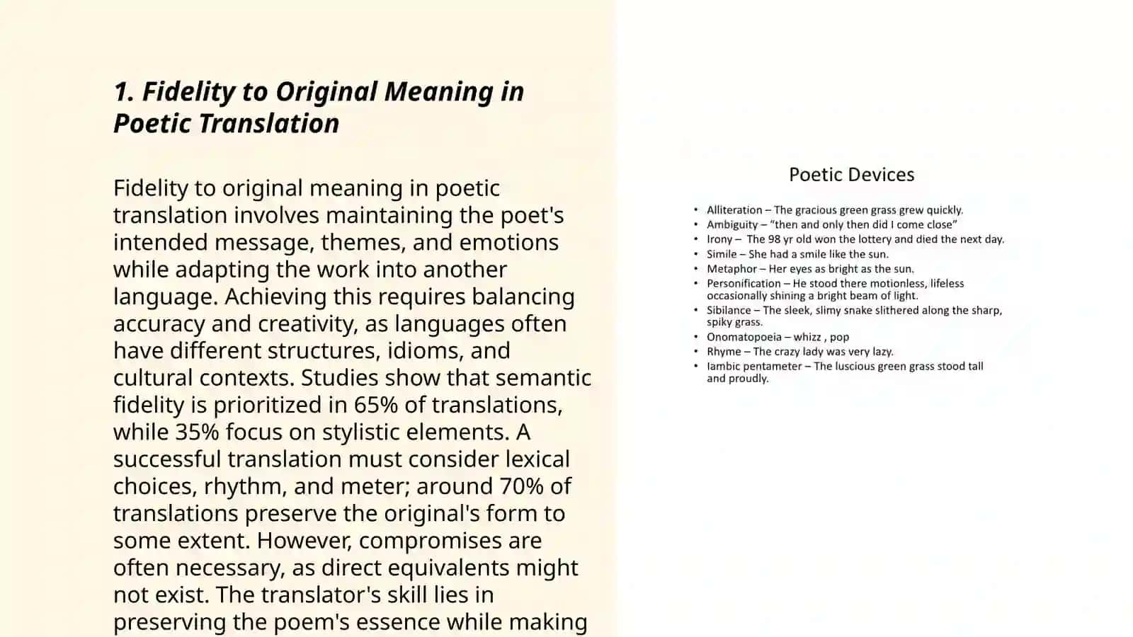 Feautures of poetic translation 3