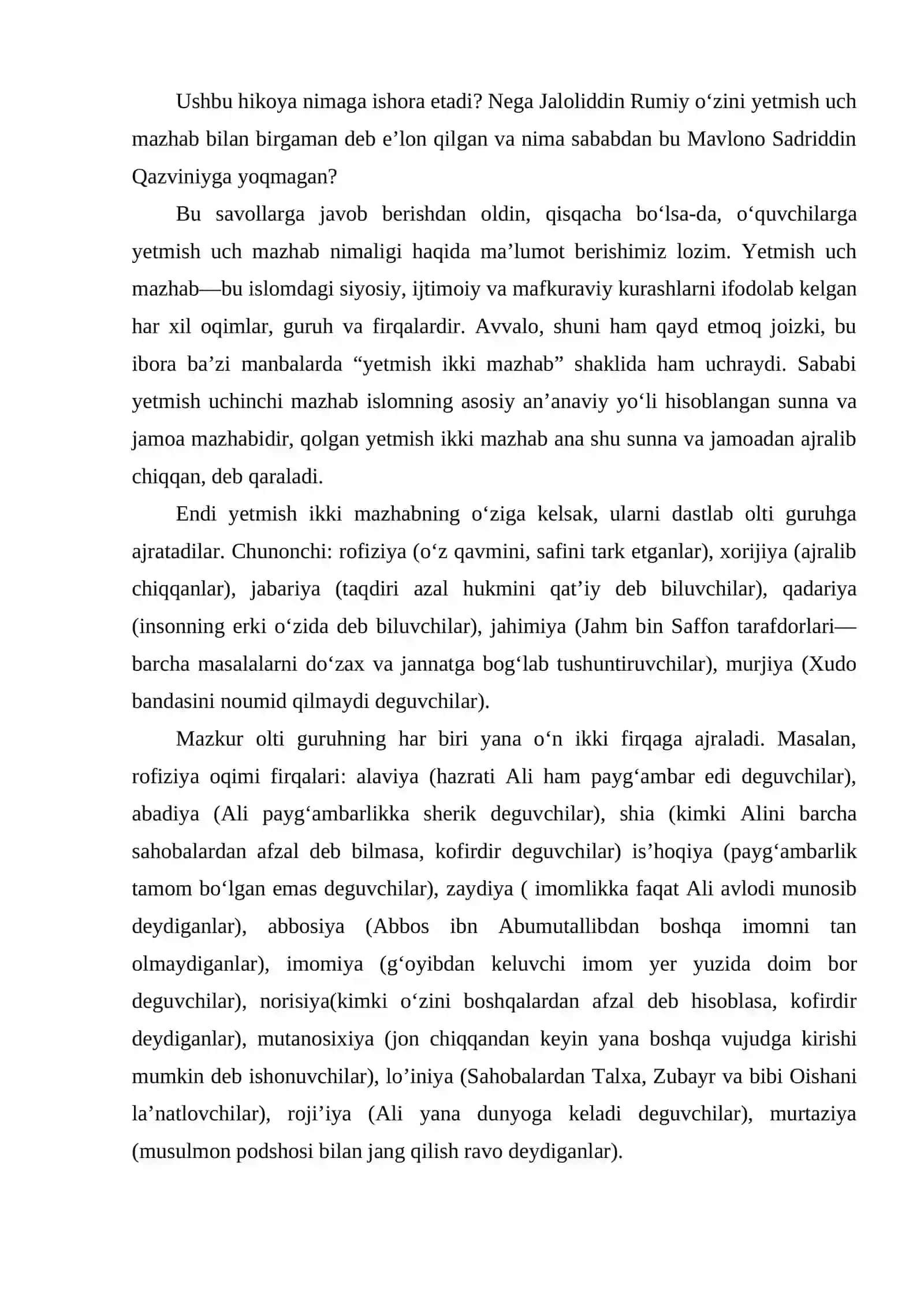 “Masnaviyi ma’naviy”da botiniy ma’no talqini 3