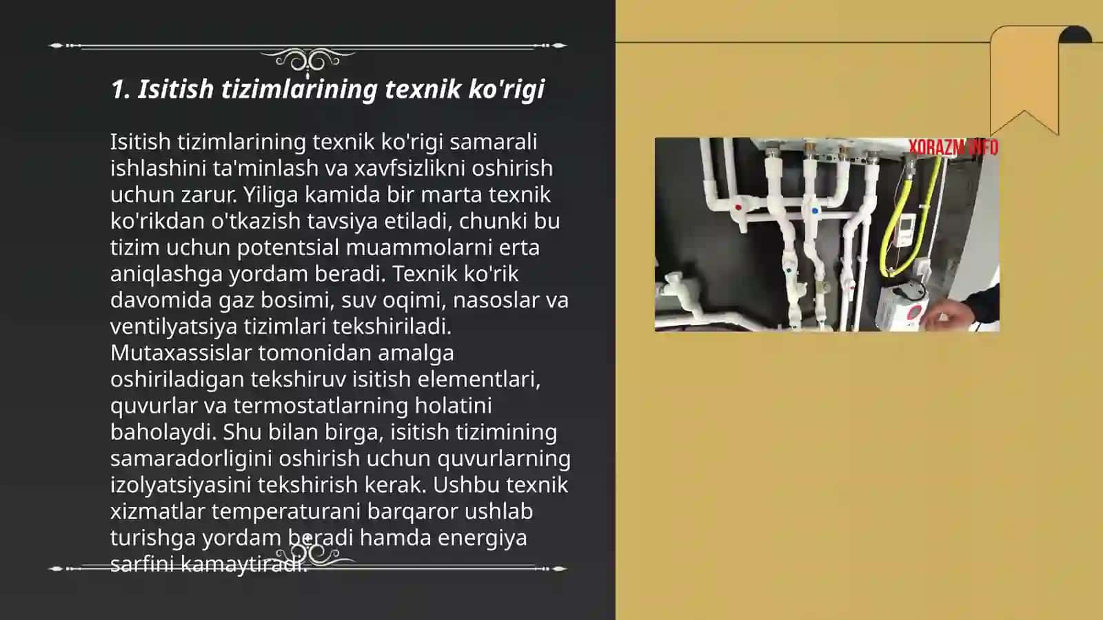 Isitish tizimlarida profilaktika ishlari 3