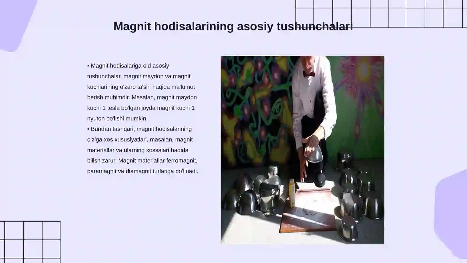 Magnit hodisalari va uni õqitish metodikasi 3